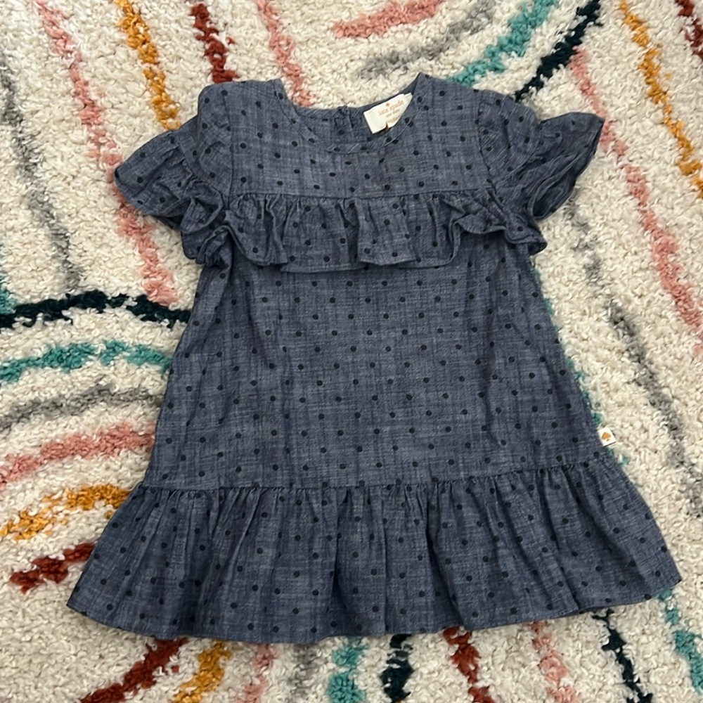 Kate Spade denim polka dot dress